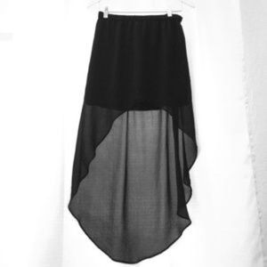 Zara High & Low Black Skirt  AND MINT BUNDLE
