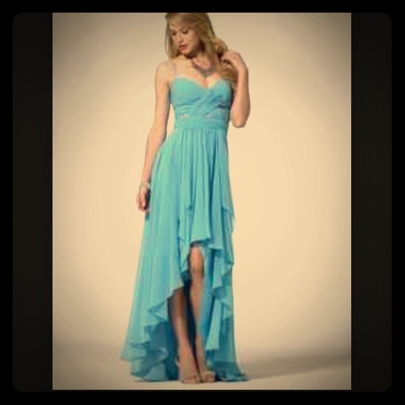 Cache turquoise dress