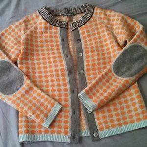 Orla Kiely sweater with elbow patches