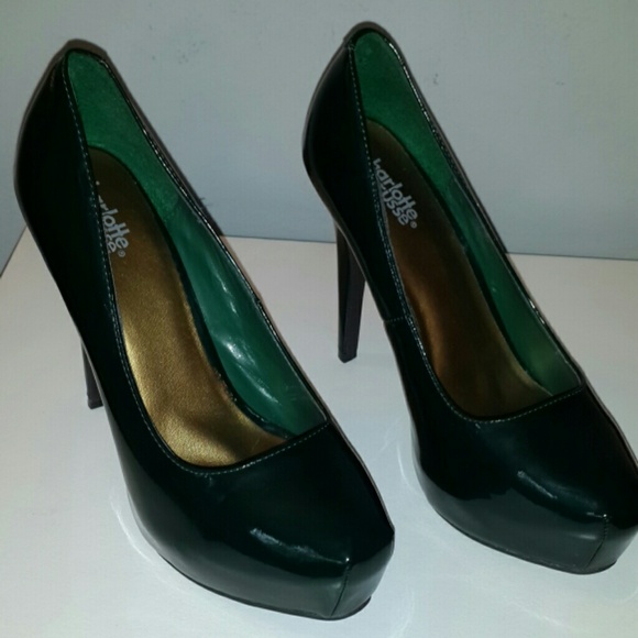 Dark Hunter Green Heels (Gypsy Jo)