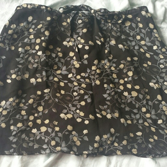 Banana Republic Floral Print Skirt/Skort w/shorts