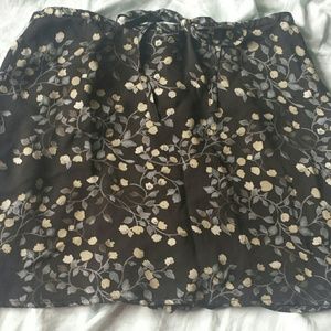 Banana Republic Floral Print Skirt/Skort w/shorts