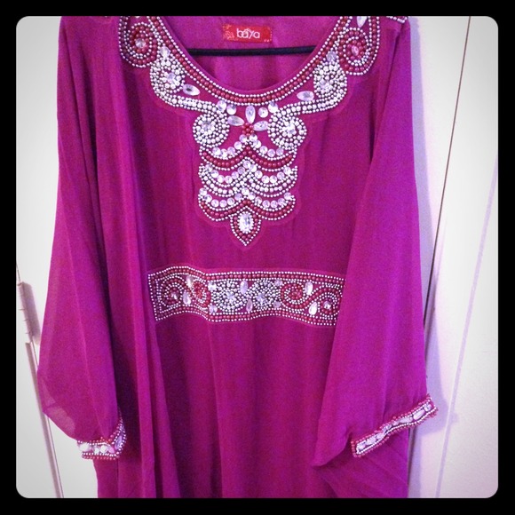 Beautiful pink kaftan / caftan new with out tags