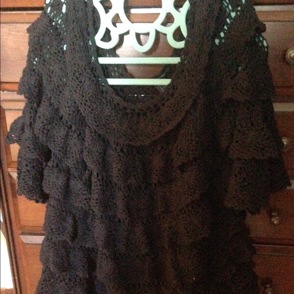 BLACK CROCHET TOP Roaman's. BUNDLE FOR @sandyc2394
