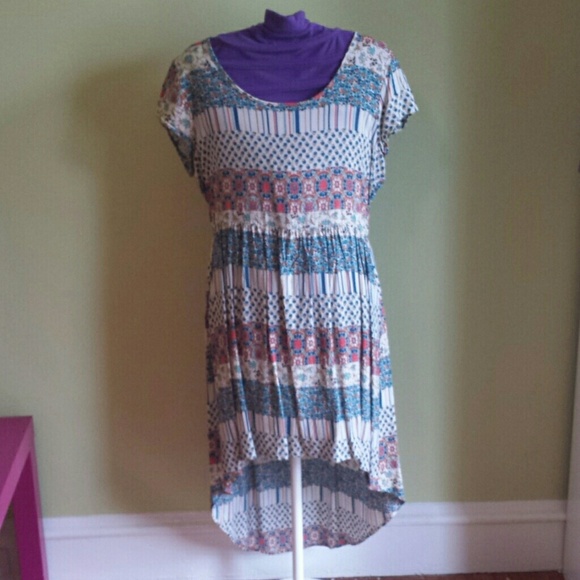 Hi-lo dress with varied designs