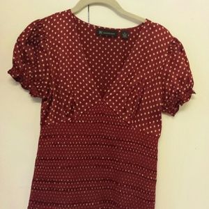 Bundle silk blouse and red earrings for skigirl19