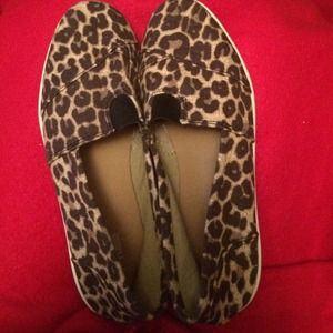 Cheetah print flats