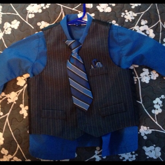 18mths vest, shirt and tie