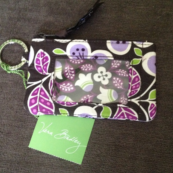 BNWT Vera Bradley ID wallet/case purple