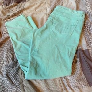AEO Mint Cord Jeggings