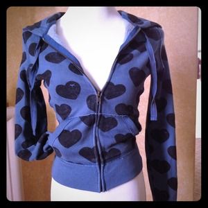 💟 Victoria's Secret PINK 💗 blue hoodie jacket