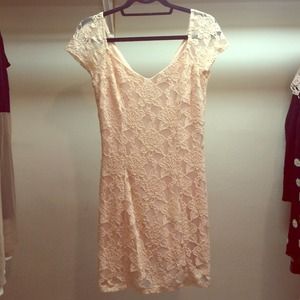 Urban Outfitters Lace Pink Dress