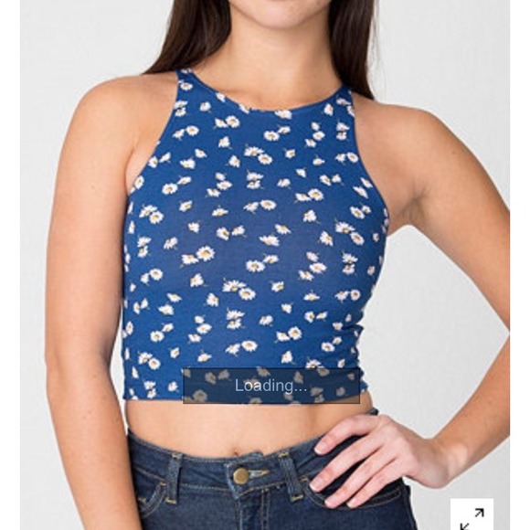 AA sleeveless crop top