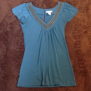 🍁Fall Favorite🍁 studded collar top!