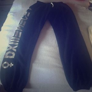 BLACK DIMEPIECE SWEATPANTS
