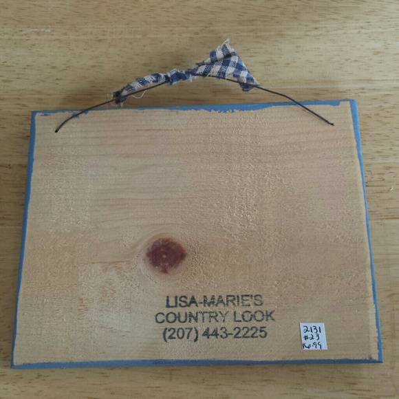 **SOLD ON MERCARI** Cute handmade sign - Picture 2 of 3