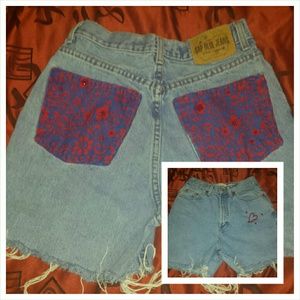 Highwaisted jean GAP shorts