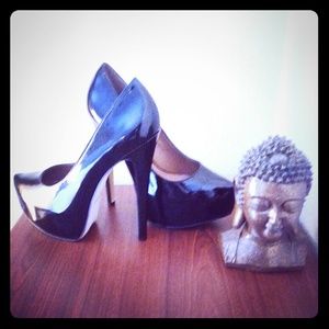 Patent Leather Platform Stilettos