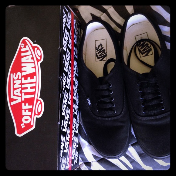 All black vans!