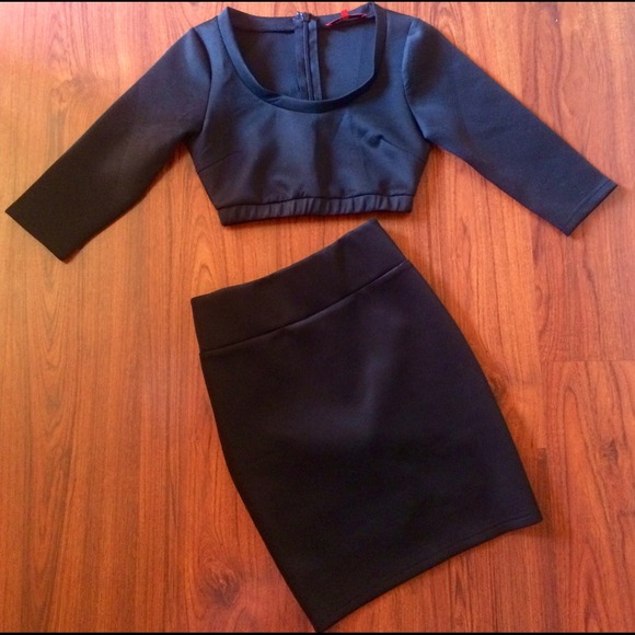 Black Bodycon 2 piece