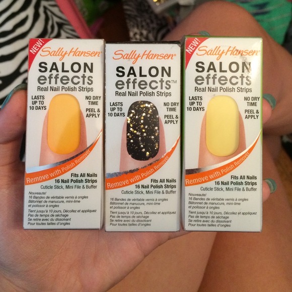 Real nail polish strips (: