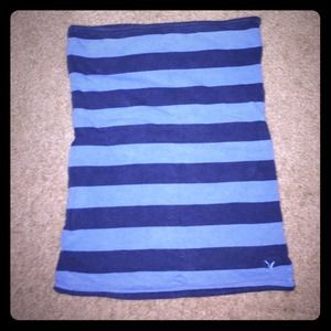 American Eagle striped tube top