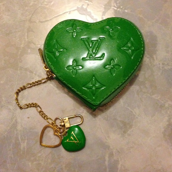 Apple Green Coin Purse with key ring
