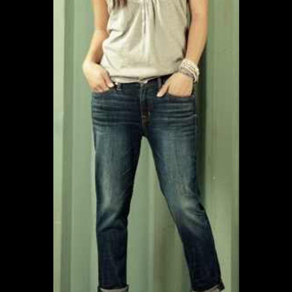 American eagle loose slouchy boyfriend jeans Capri - Picture 4 of 4