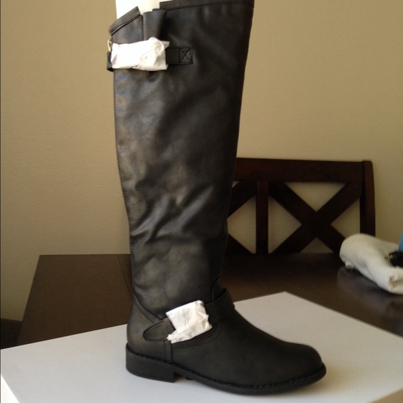 Black Riding Style Boots!