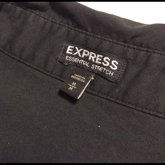 Express- Black button up long sleeve - Picture 3 of 3