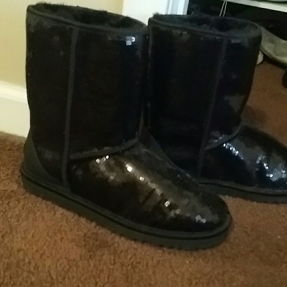 Sequin UGG boots size 9