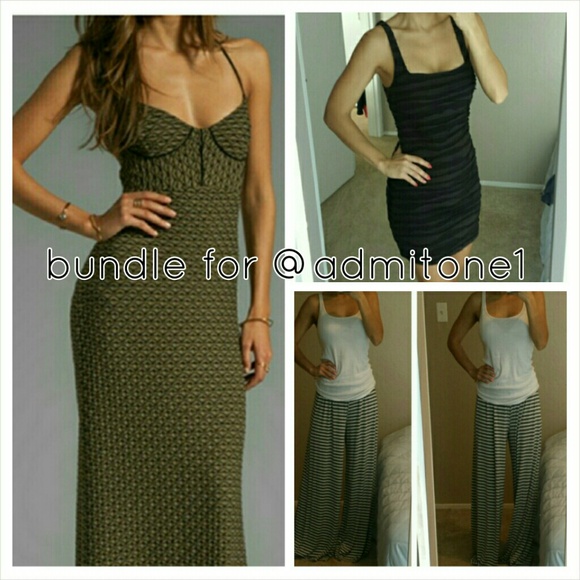 l*space Dresses & Skirts - Bundle! L Space Maxi & free ppl dress & long pants