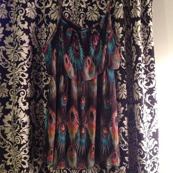 Peacock dress