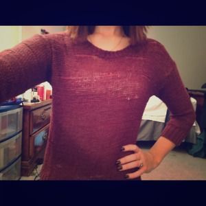 H&M maroon/burgundy sweater