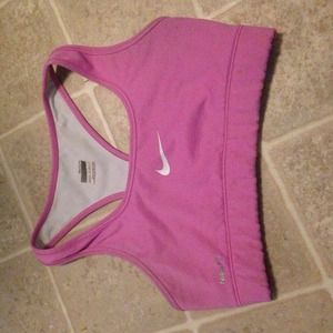 Pink, nike sports bra, X small sizes