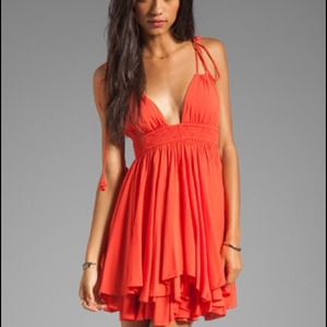 Indah Orange Dress