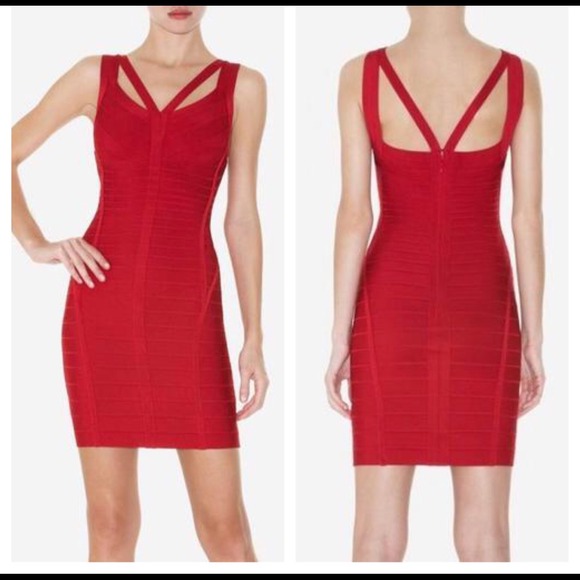 Herve Leger Dominique Dress XXS
