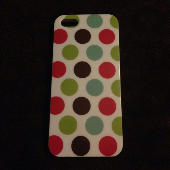 🔵⚪️Polka Dot iPhone 5 case⚪️🔵 - Picture 1 of 2