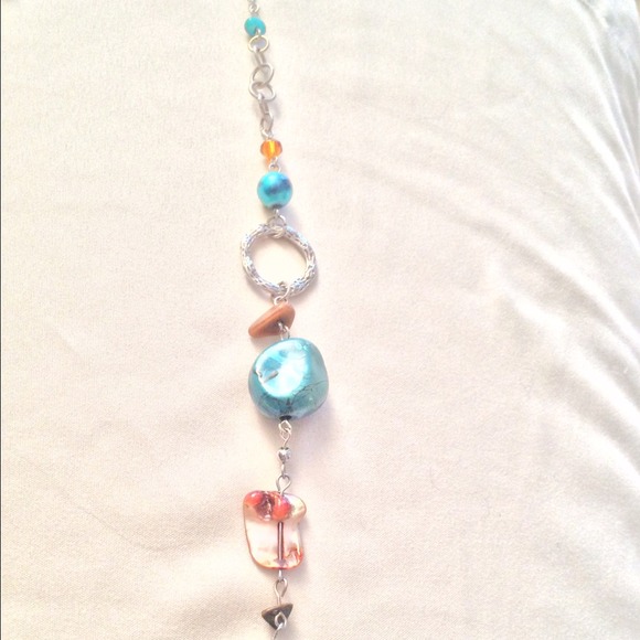 Long multicolor necklace - Picture 3 of 3