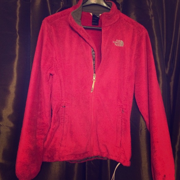 Pink North Face Fleece Zip Up