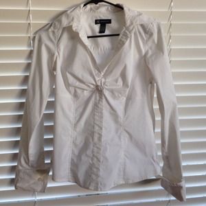 White blouse long sleeve