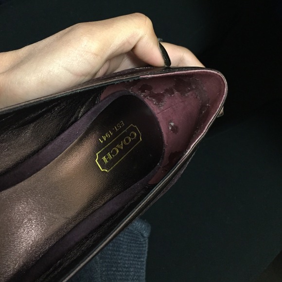 Beautiful coach purple wedges - Picture 4 of 4