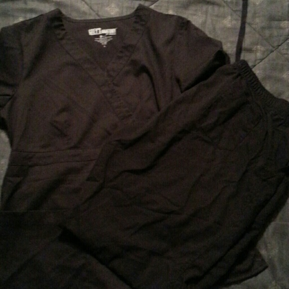 Soft Grey's Anatomy Scrub Set Large Xl black