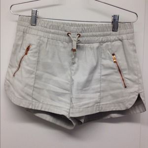 Zara Faux leather shorts