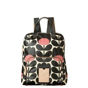 Orla Kiely Tulip Stem Print Backpack (Jet)