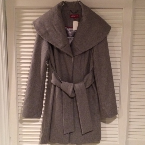 Stylish warm gray winter jacket - BNWT, size S