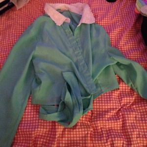 long sleeve crop shirt