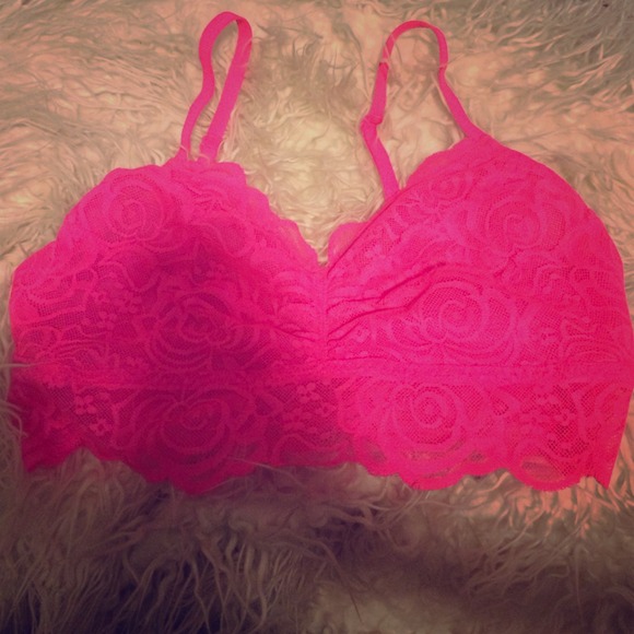 Hot pink Victoria's Secret PINK bralette top