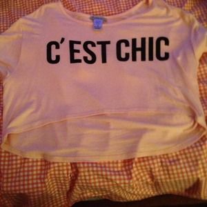 crop top, light pink