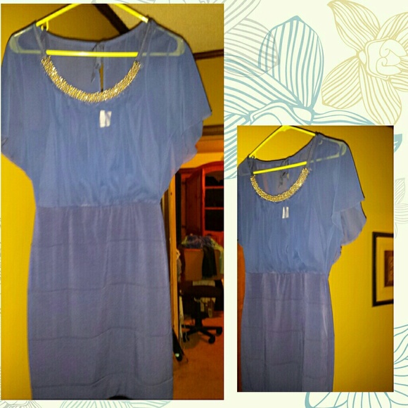 Cocktail dress-crystal neckline $45 obo BOGO1/2off